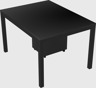 Rectangular desk