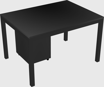 Rectangular desk