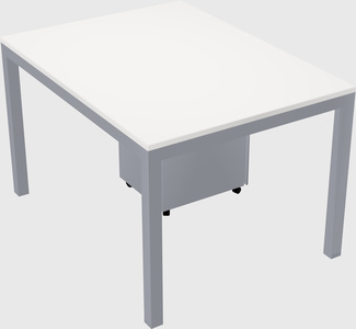 Rectangular desk