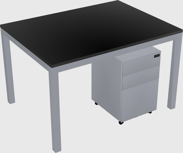 Rectangular desk