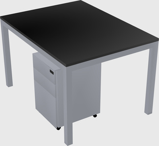 Rectangular desk