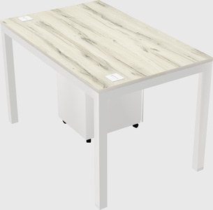 Rectangular desk