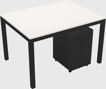Rectangular desk