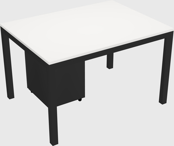 Rectangular desk