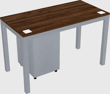 Rectangular desk