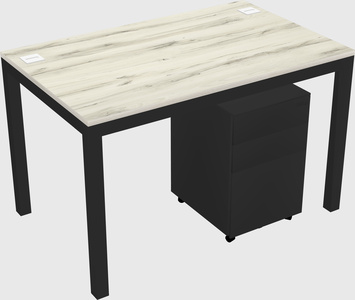 Rectangular desk