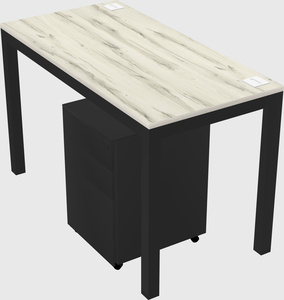 Rectangular desk