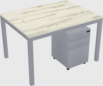 Rectangular desk