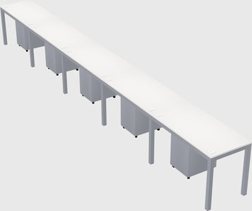 Rectangular desk