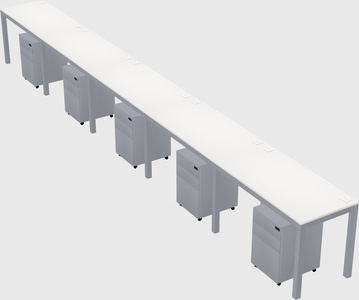 Rectangular desk