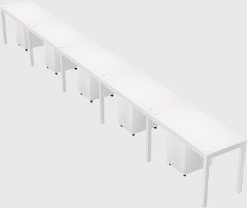 Rectangular desk