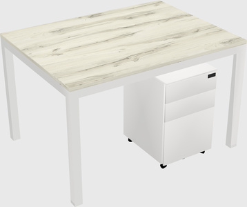 Rectangular desk