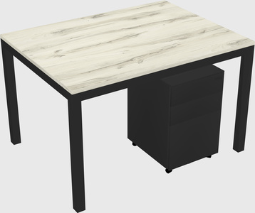 Rectangular desk
