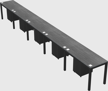 Rectangular desk