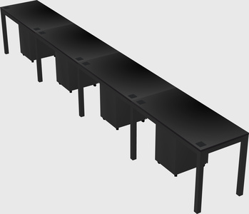 Rectangular desk