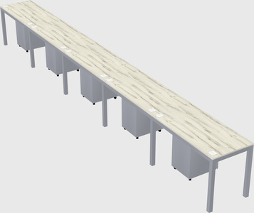 Rectangular desk