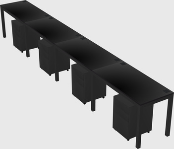 Rectangular desk