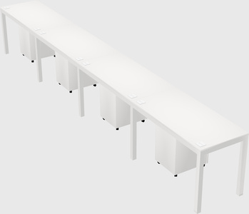 Rectangular desk