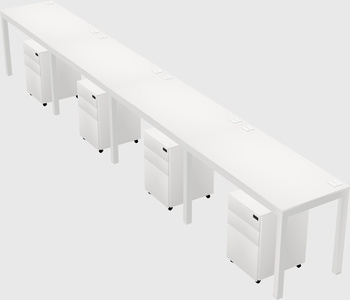 Rectangular desk