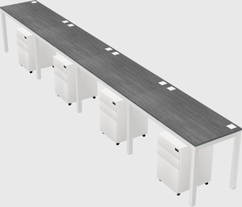 Rectangular desk