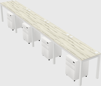 Rectangular desk