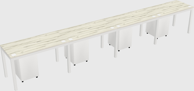 Rectangular desk