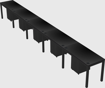 Rectangular desk