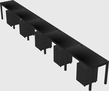 Rectangular desk