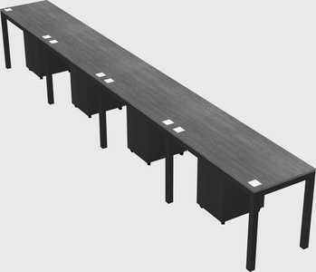 Rectangular desk