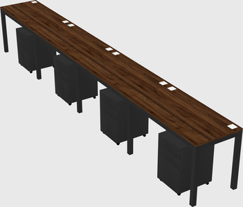 Rectangular desk