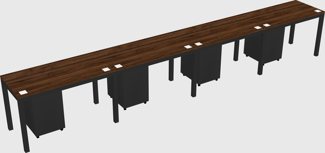 Rectangular desk
