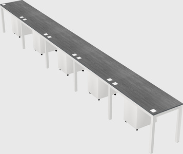 Rectangular desk