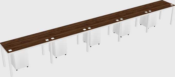 Rectangular desk