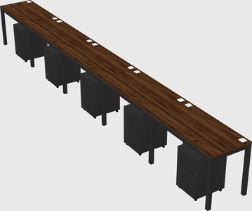 Rectangular desk