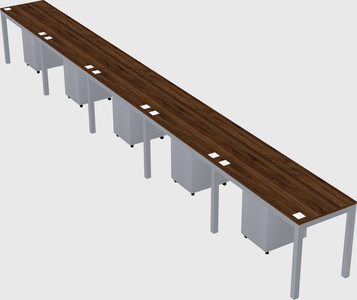 Rectangular desk