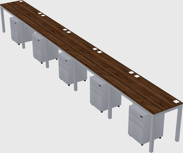 Rectangular desk