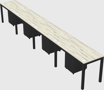 Rectangular desk