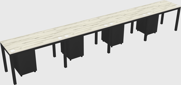 Rectangular desk