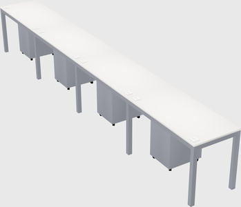 Rectangular desk