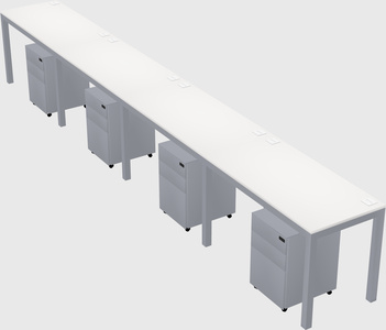 Rectangular desk