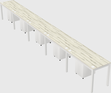 Rectangular desk