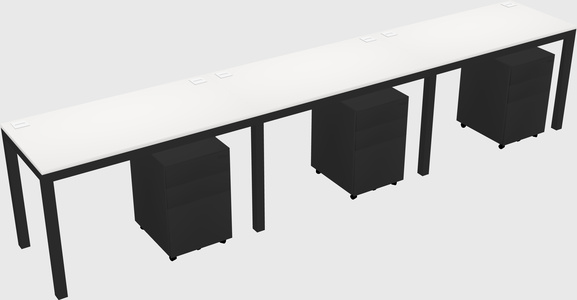 Rectangular desk