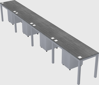 Rectangular desk