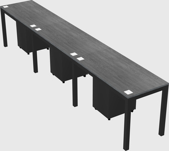 Rectangular desk