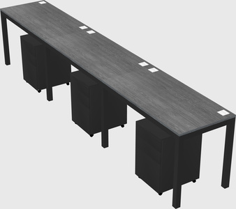 Rectangular desk