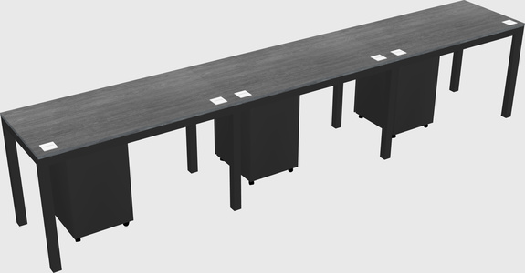 Rectangular desk