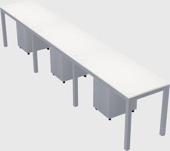 Rectangular desk