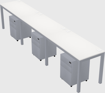 Rectangular desk