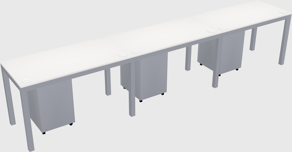 Rectangular desk