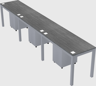 Rectangular desk
